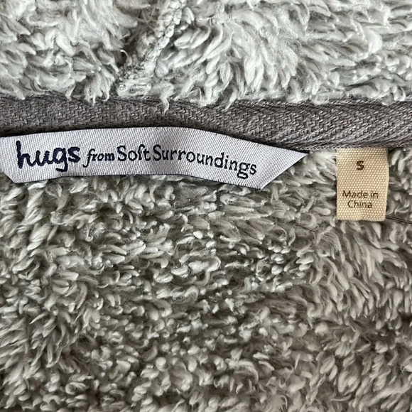 Hugs From Soft Surroundings Hug Me Cardigan Grey - Size Small (oversized) - Picture 6 of 7